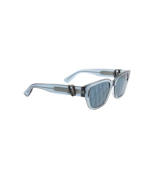 dior brille transparent|DiorOblique S1I Transparent Blue Square Sunglasses .